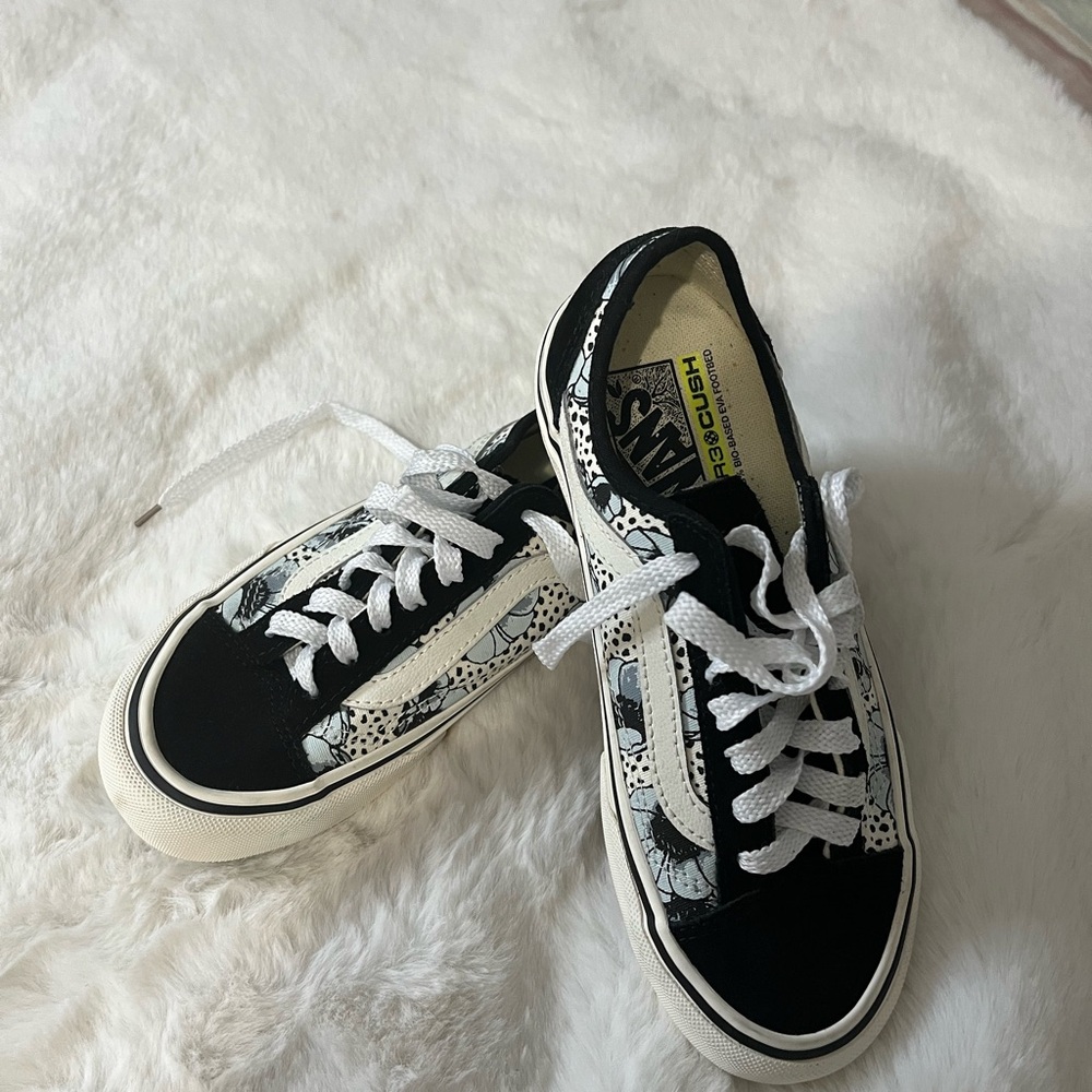 Vans Black and White Sneakers